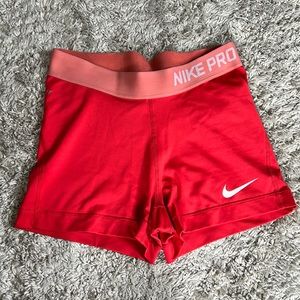 Coral Nike pro spandex